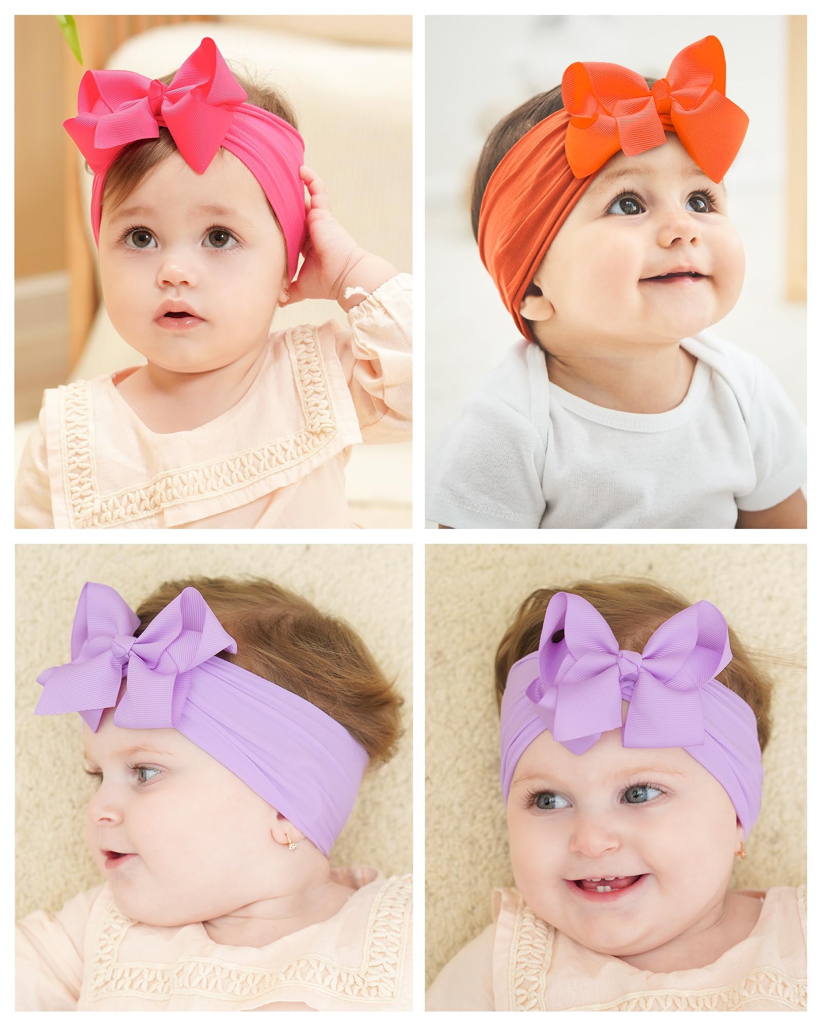 doboi 4-inch headbands with soft bows suitable for cute daily looks