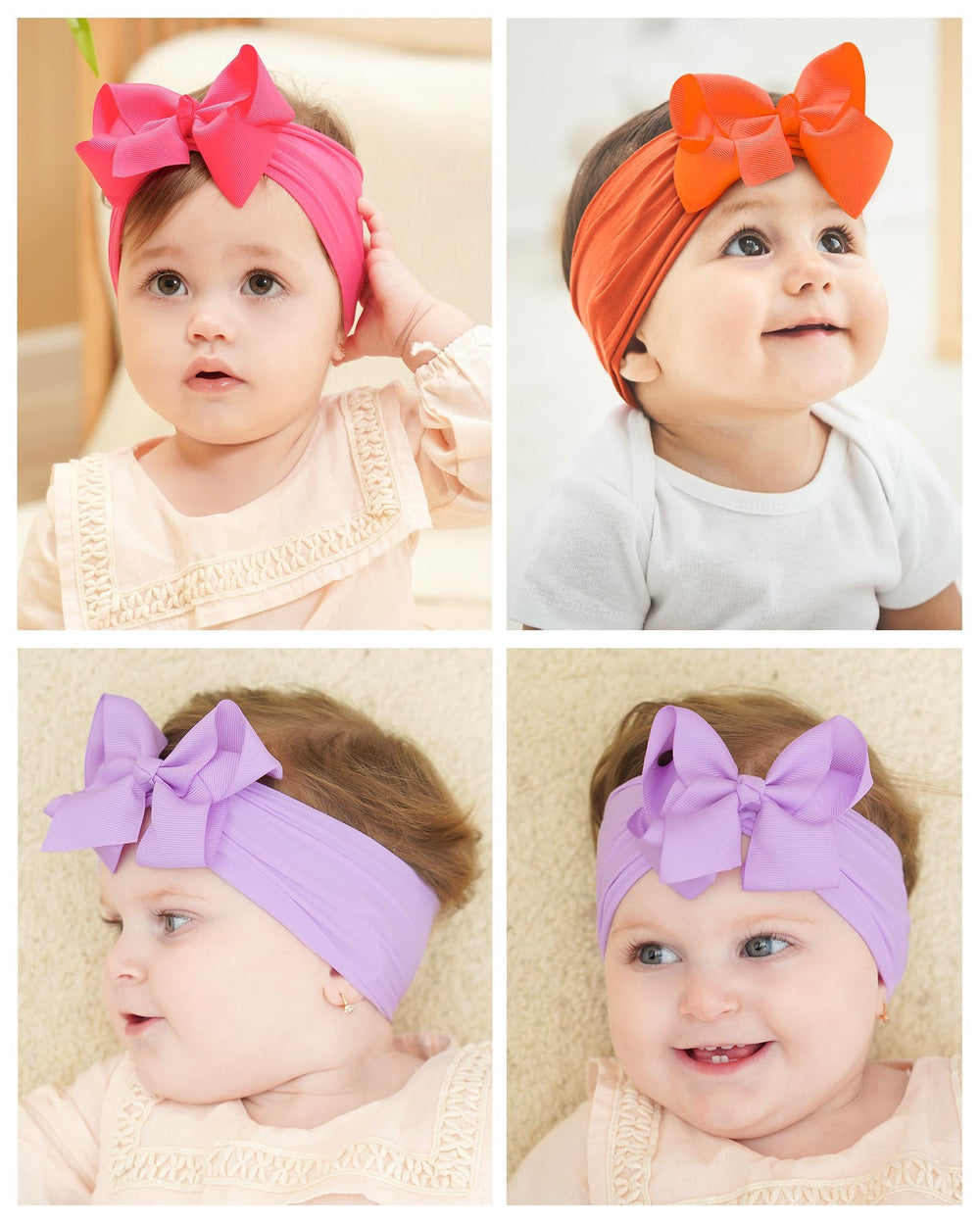 doboi 4-inch headbands with soft bows suitable for cute daily looks