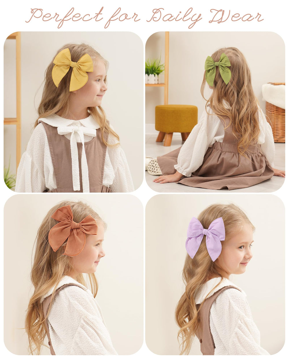 doboi bows in ponytail example for daily wear