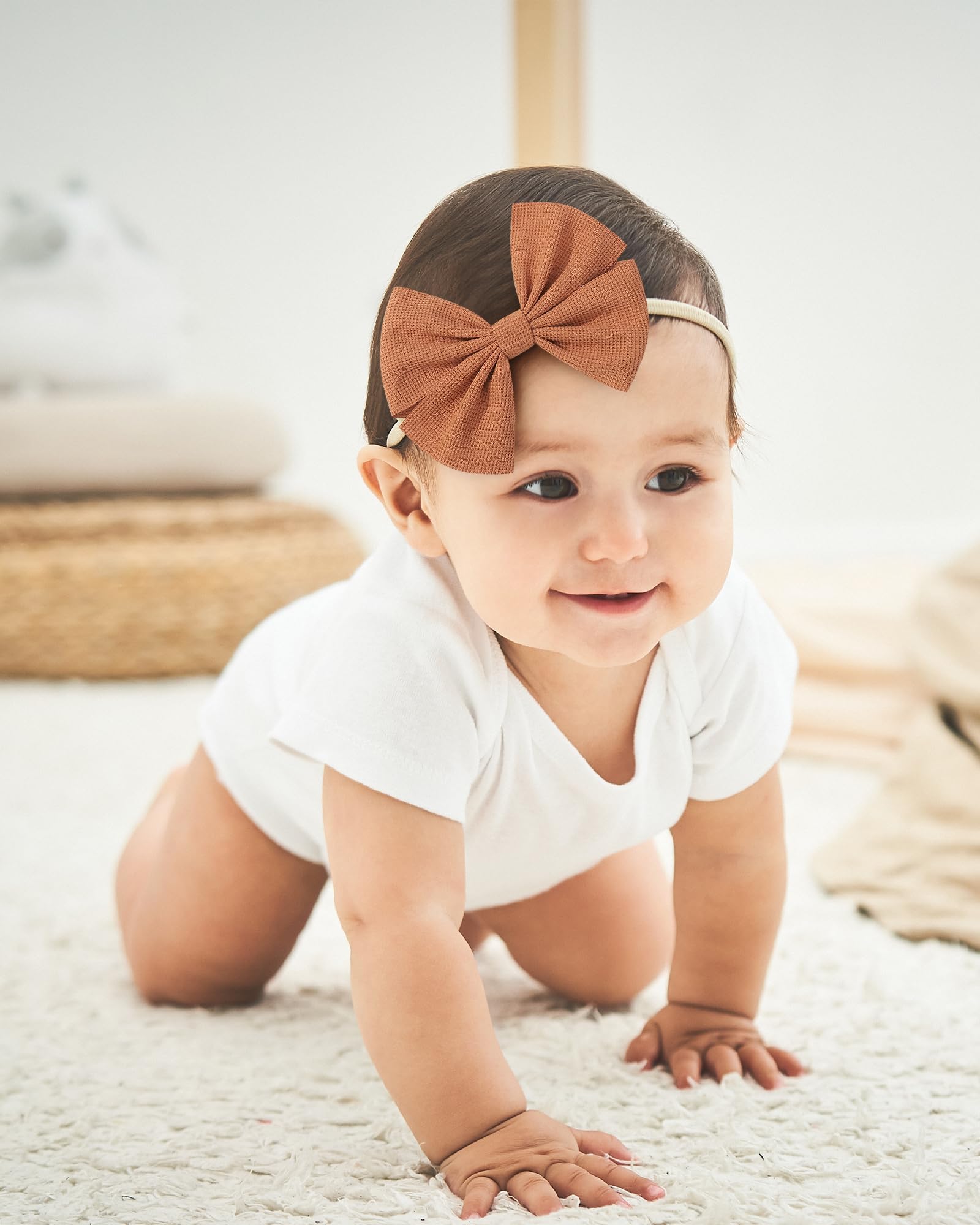 Doboi handmade waffle bows with soft textures and durable materials.