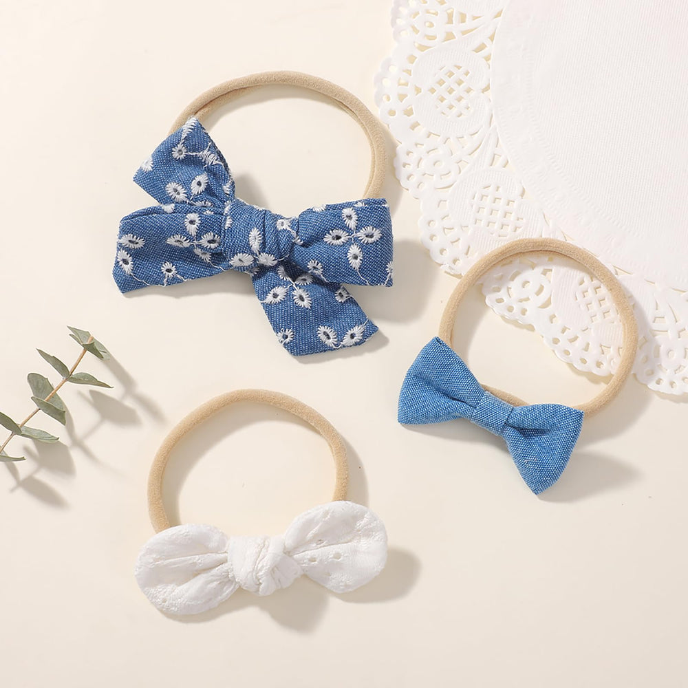 Doboi leather bows combine chic detail with durable styling.