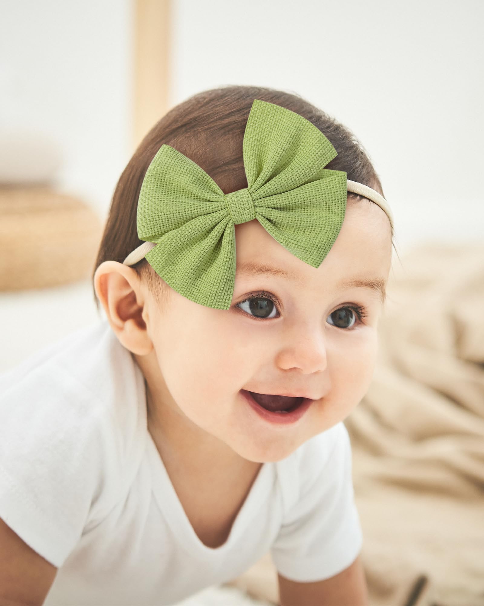 Doboi one-size headbands fit growing babies from newborns.