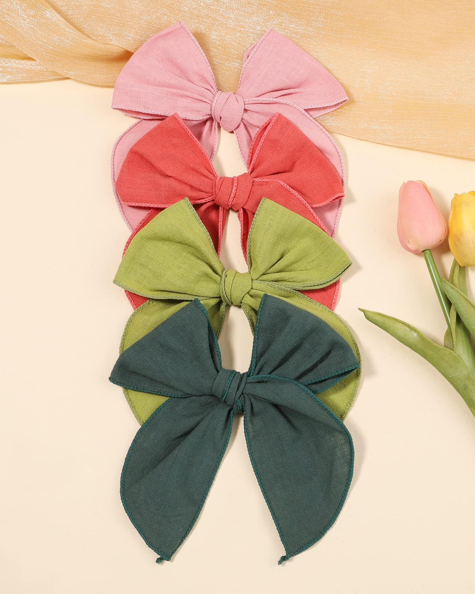 doboi one-size-fits-all bow worn by mom and child.