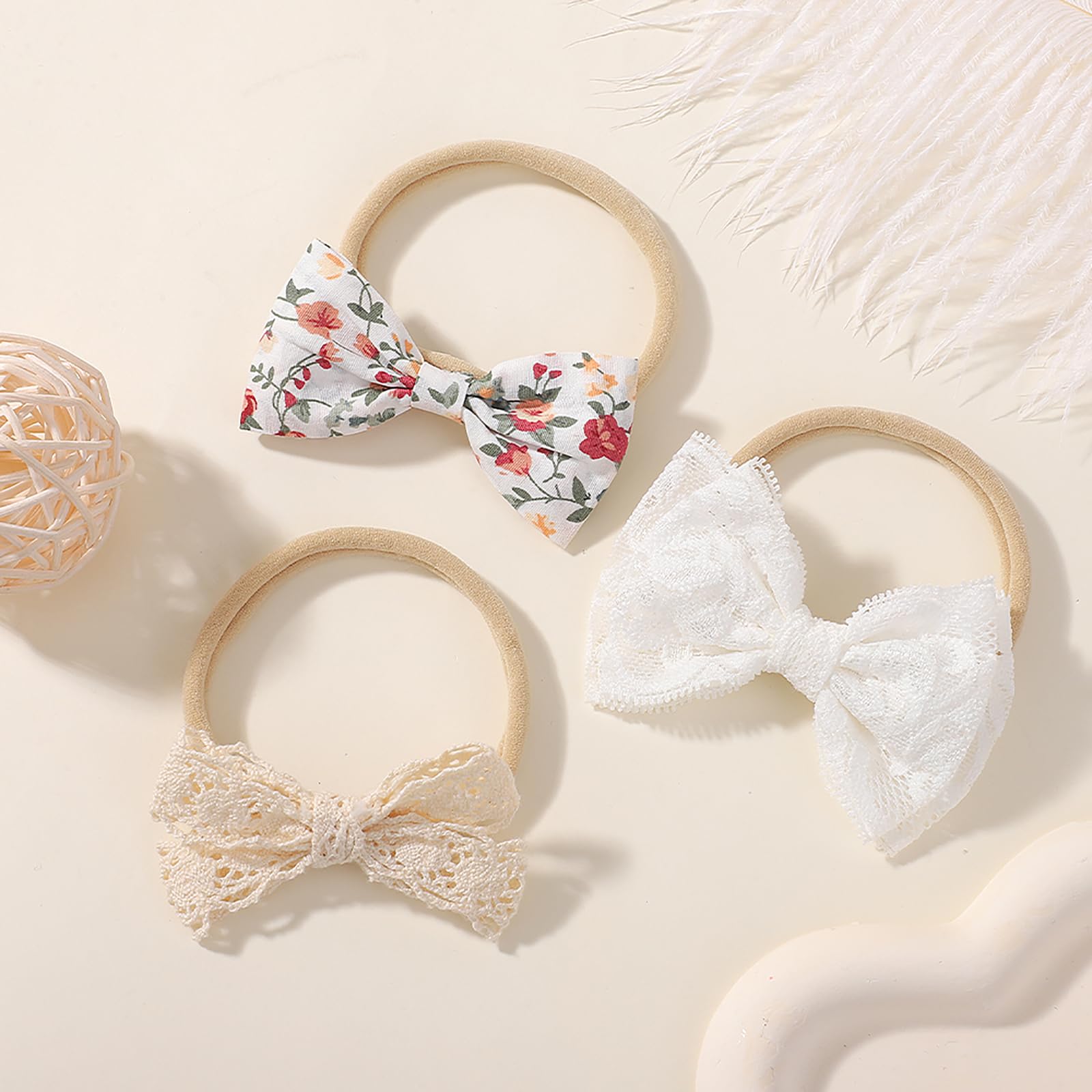 Doboi patterned bows mix provides versatile styling across ages and occasions.