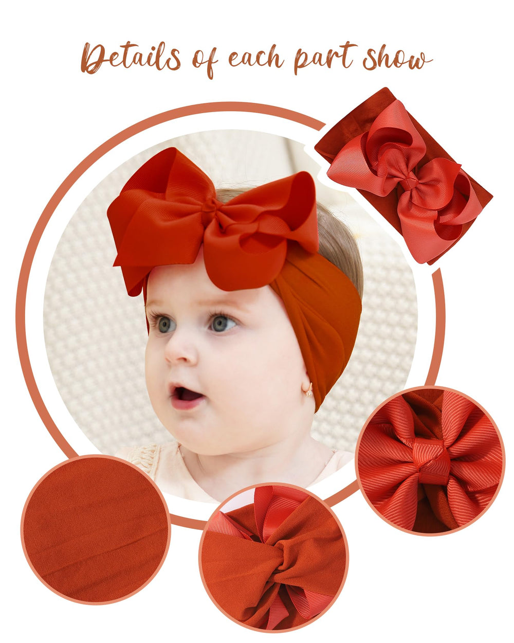 Doboi soft nylon headband shown on a baby for everyday wear.