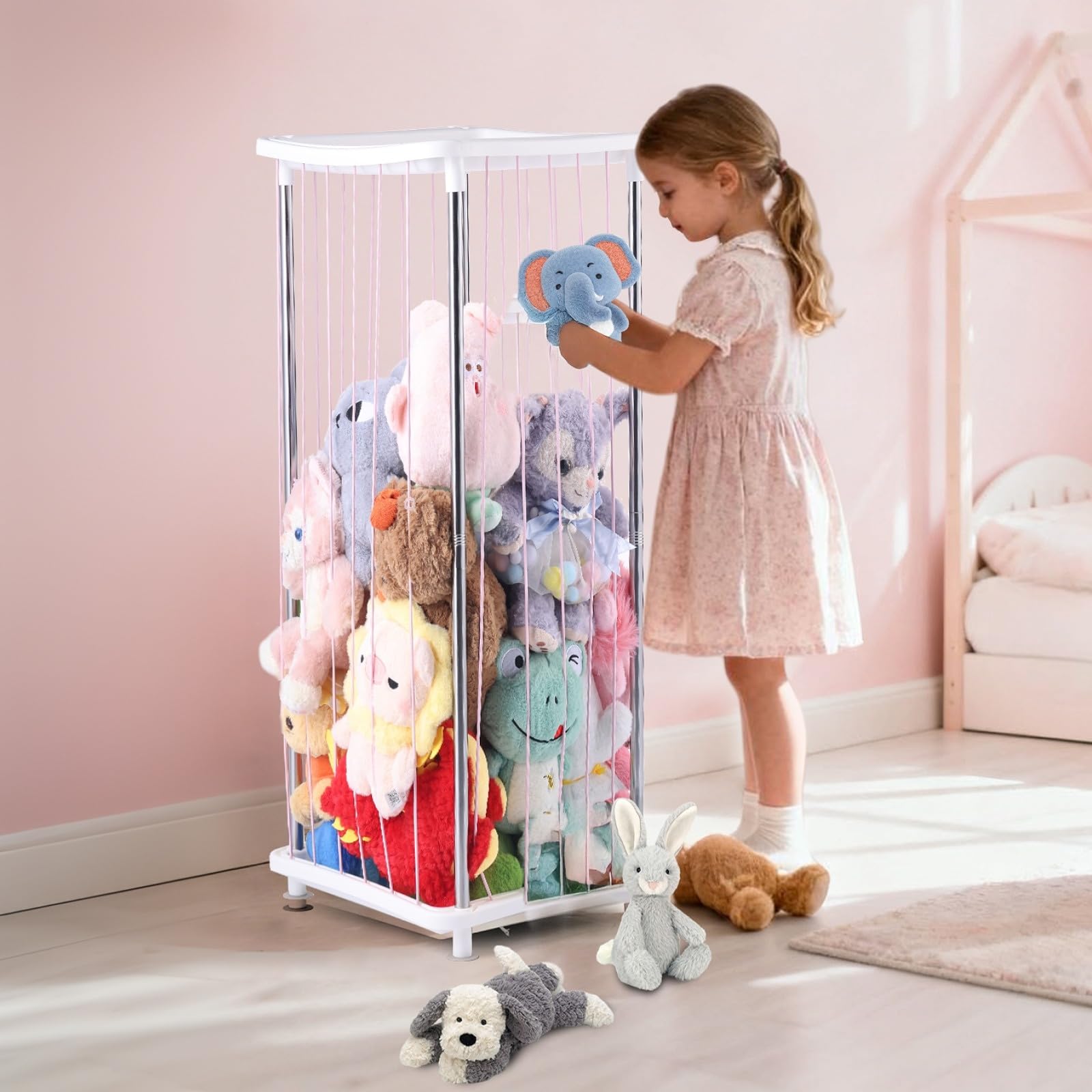 DOCEPERT stuffed animal storage zoo gift-ready packaging featured front view