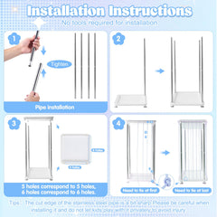DOCEPERT suction cup bottom ensures stable placement on floors and tiles