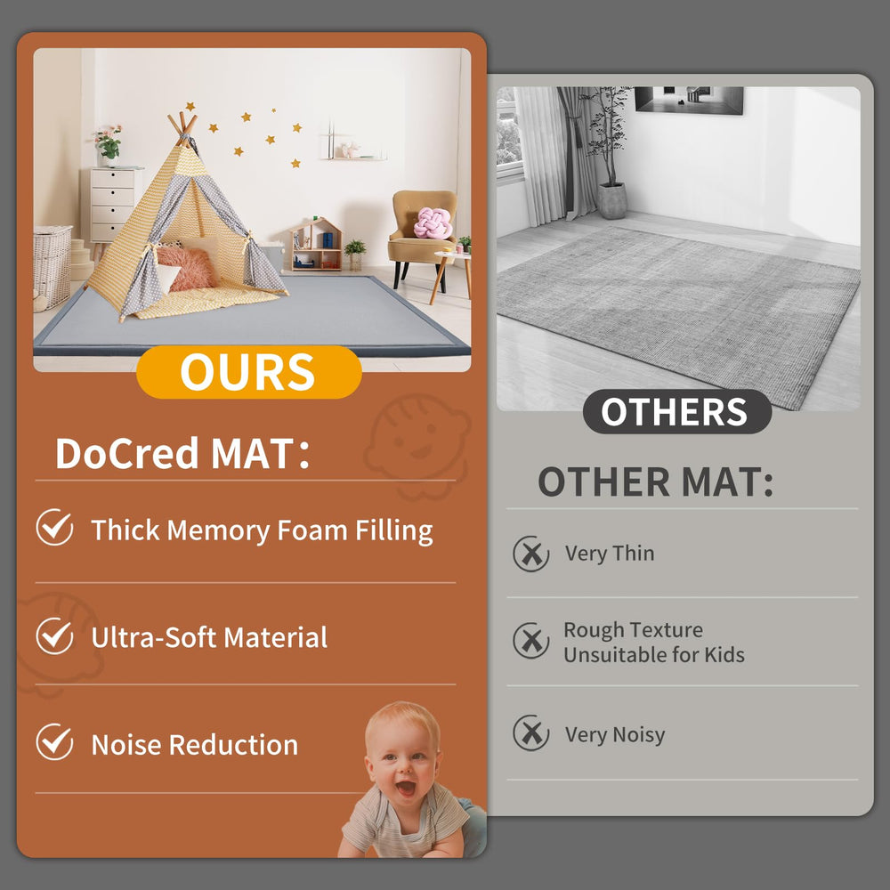 Docred baby play mat crawling area ready for little explorers