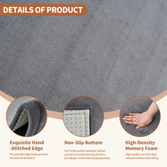 Docred baby play mat memory foam padding cushions falls