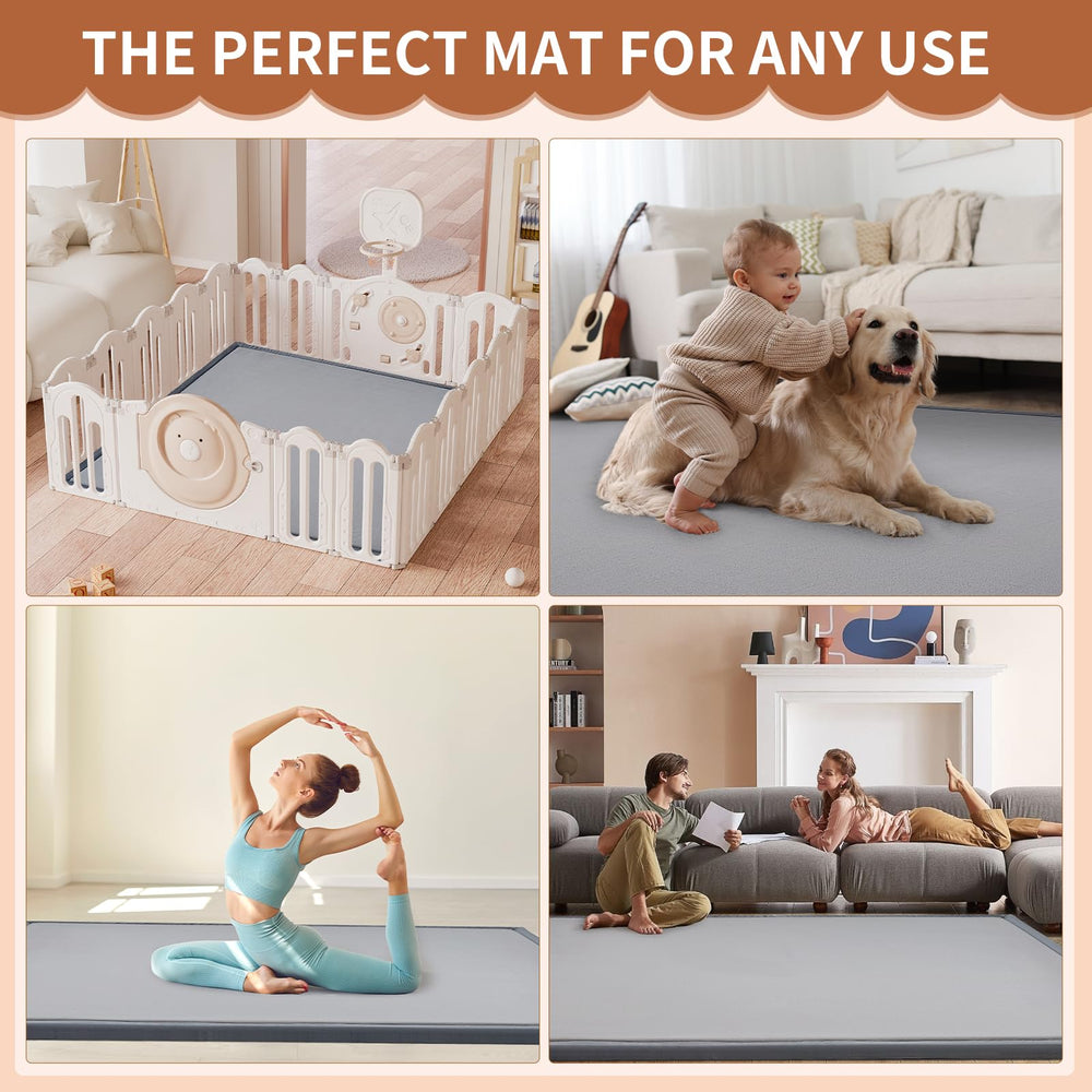 DoCred portable travel rug visuals suggest indoor-outdoor versatility for playtime