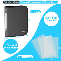 DocSafe 2-inch O-rings shown for durable, organized photo storage.