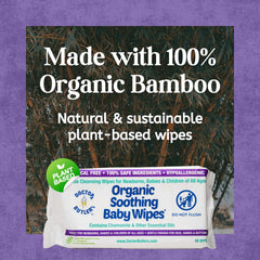 Doctor Butler's Bamboo wipes soft material provides gentle, residue-free cleansing.