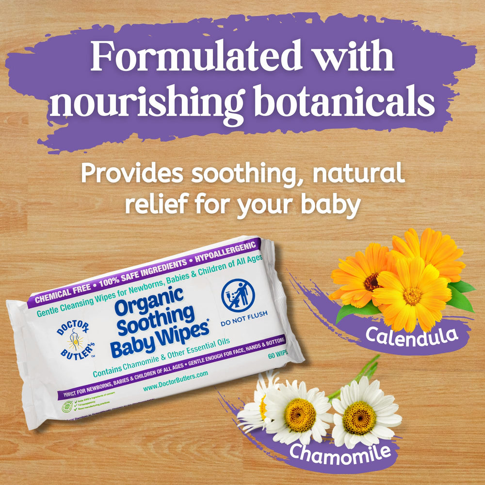Doctor Butler's Wipes are EWG-verified with a safe ingredient list.