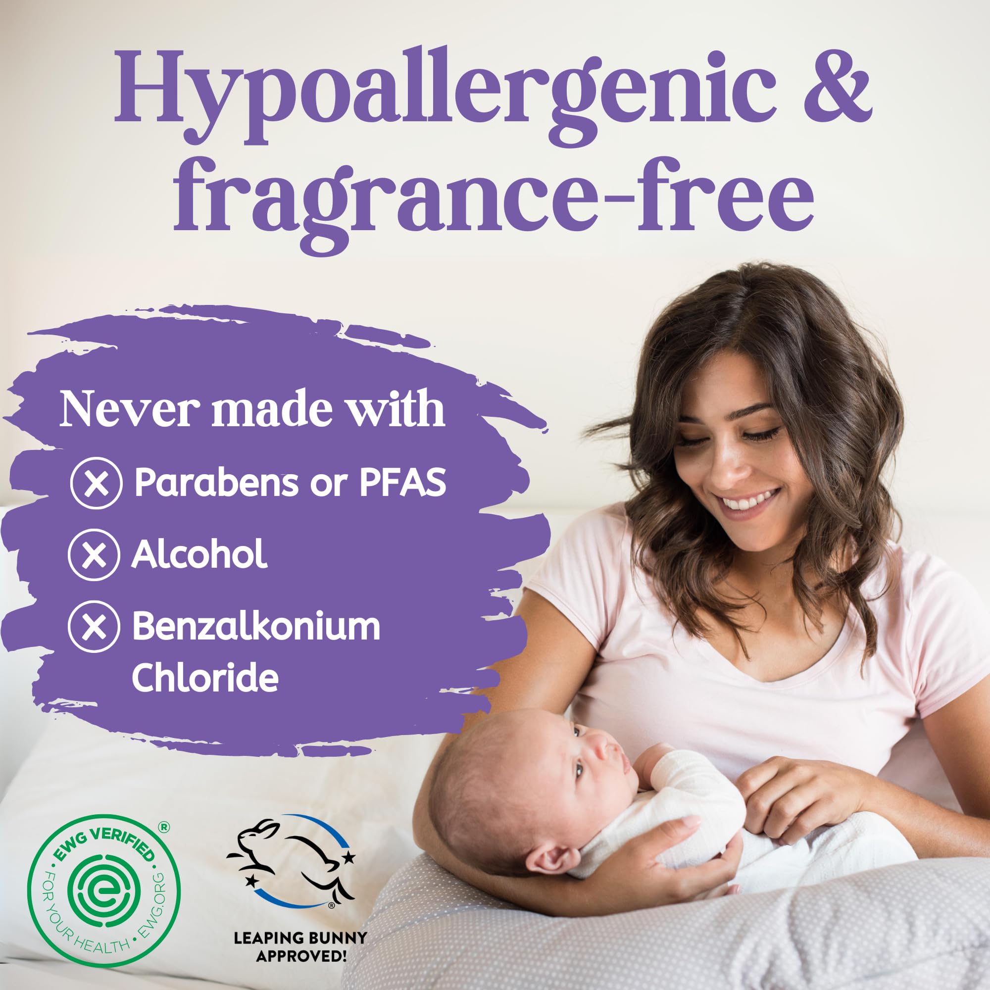 Doctor Butler's Organic Baby Wipes chamomile calendula for soothing moments during diaper changes.
