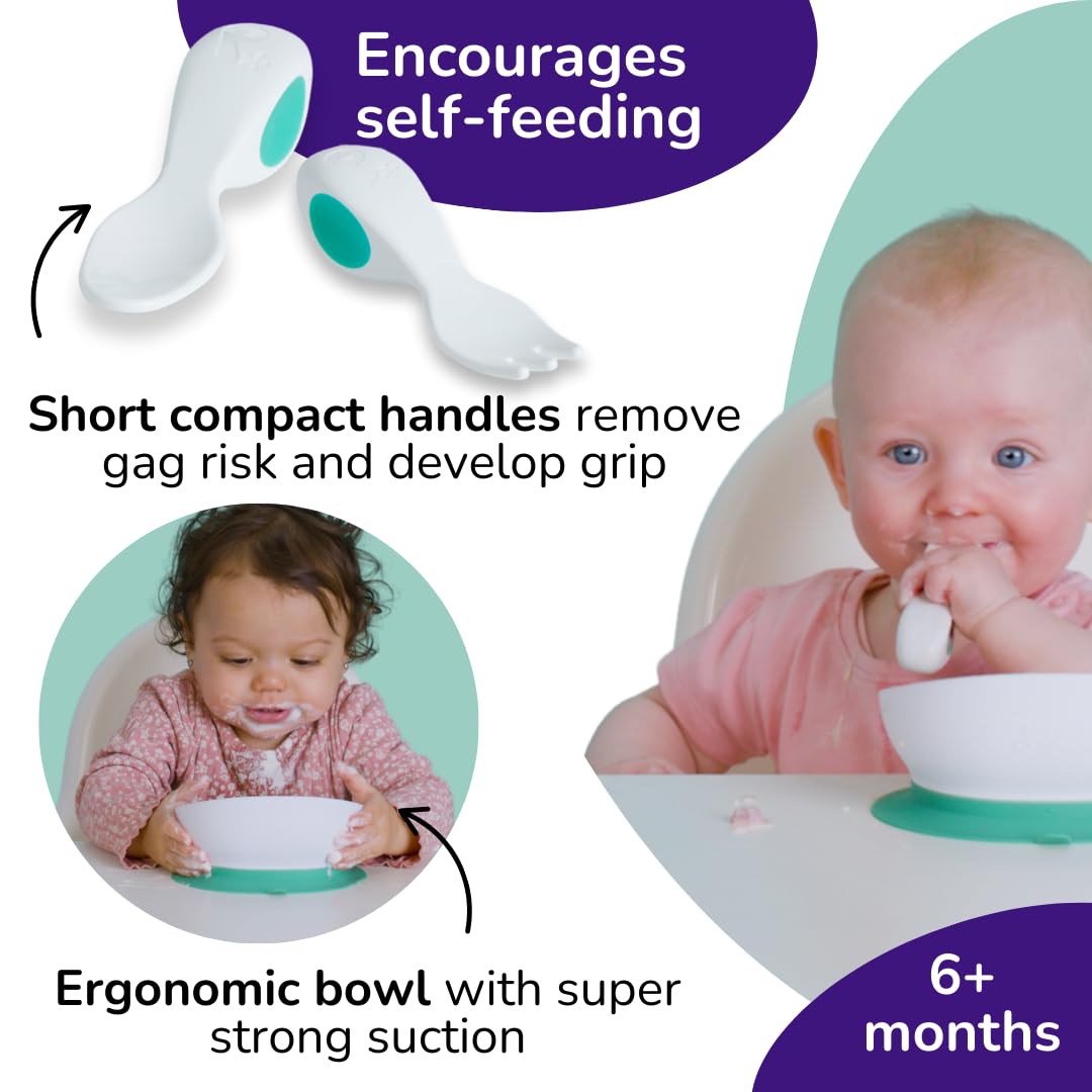 Doddl spoon Aqua soft grip: easy handling for little hands.