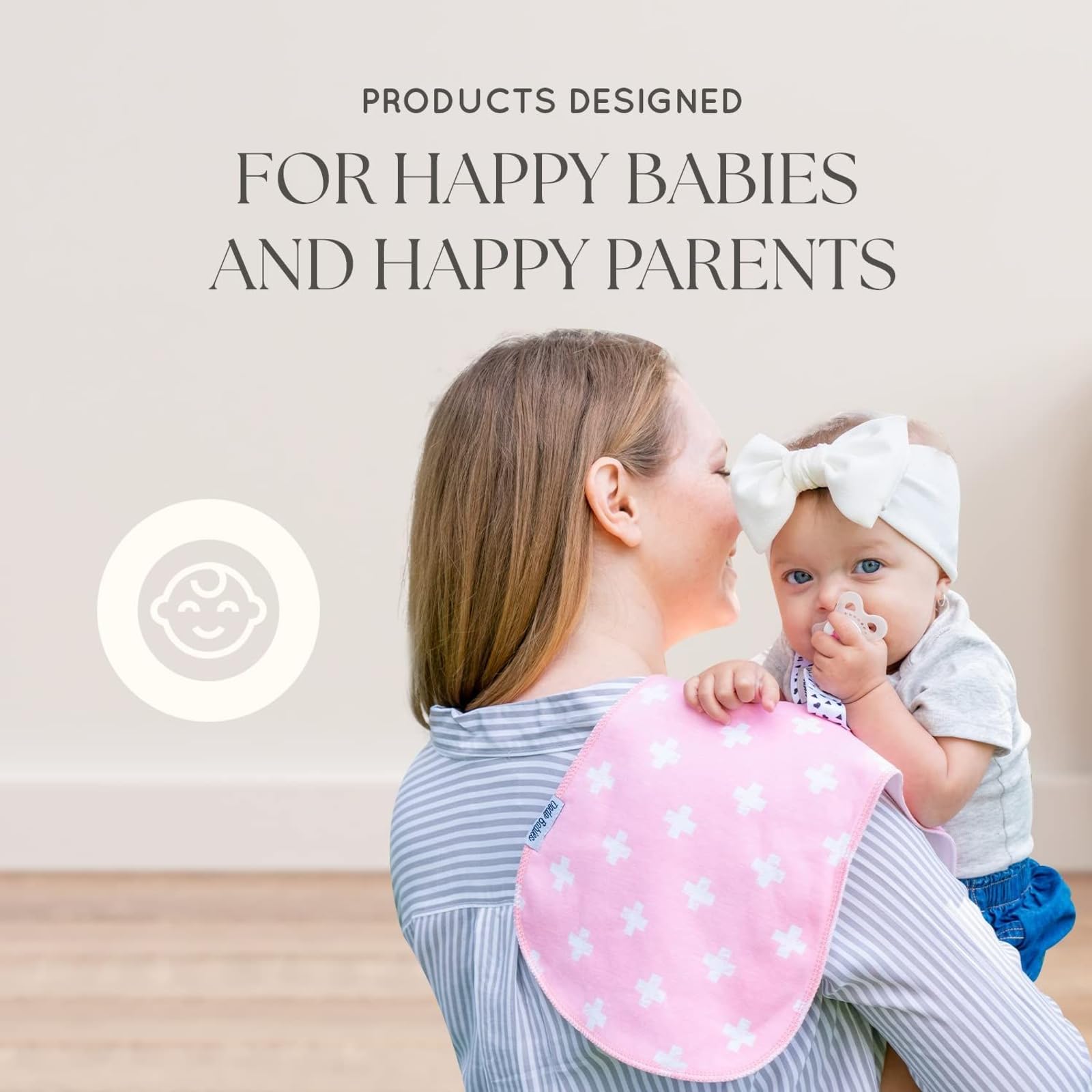 Dodo Babies pacifier case included keeps pacifiers organized in nursery and on the go.