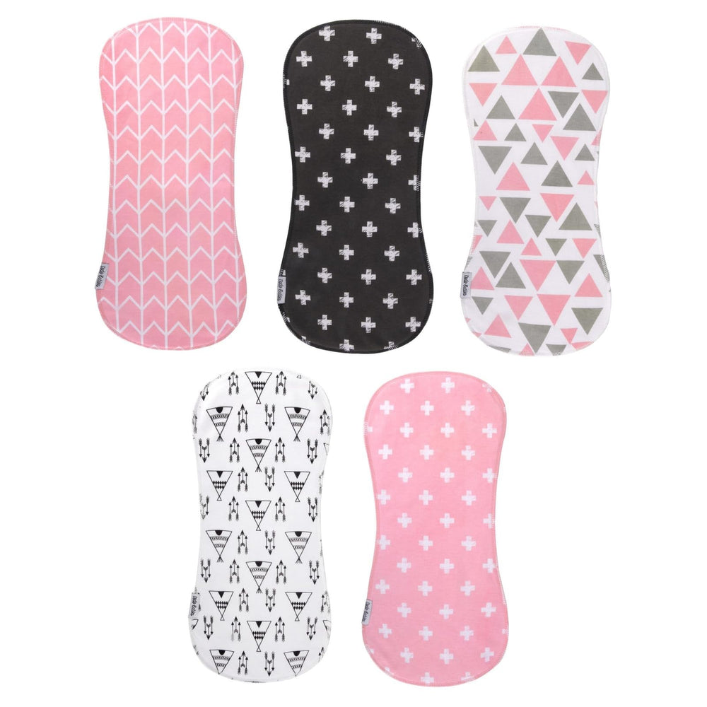Dodo Babies burp cloths unisex design suit all caregivers and baby outfits.