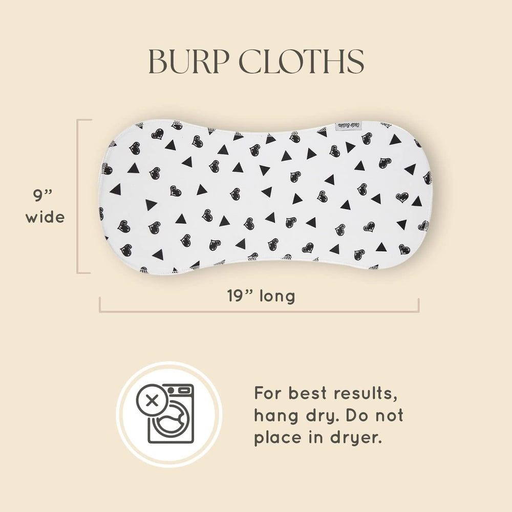 Soft fleece back adds gentle coziness against baby skin.