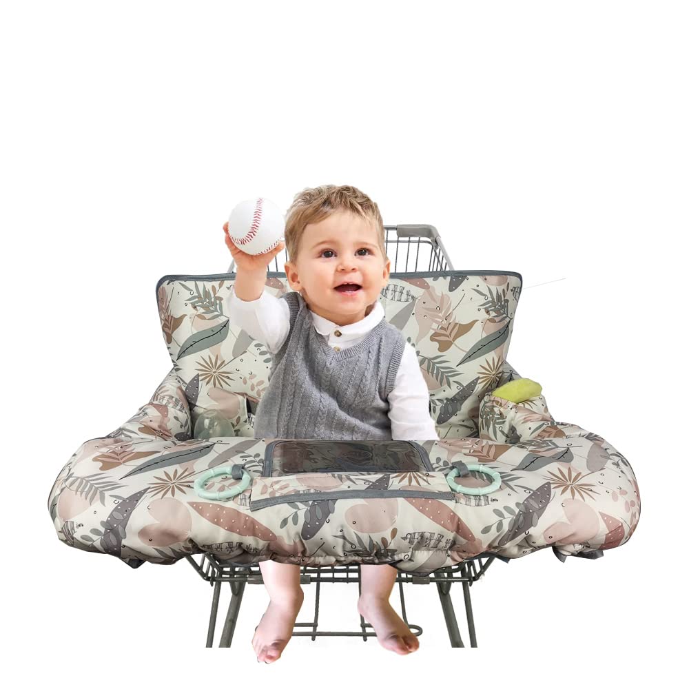 DODO NICI cart cover with clear phone pouch keeps essentials within reach.