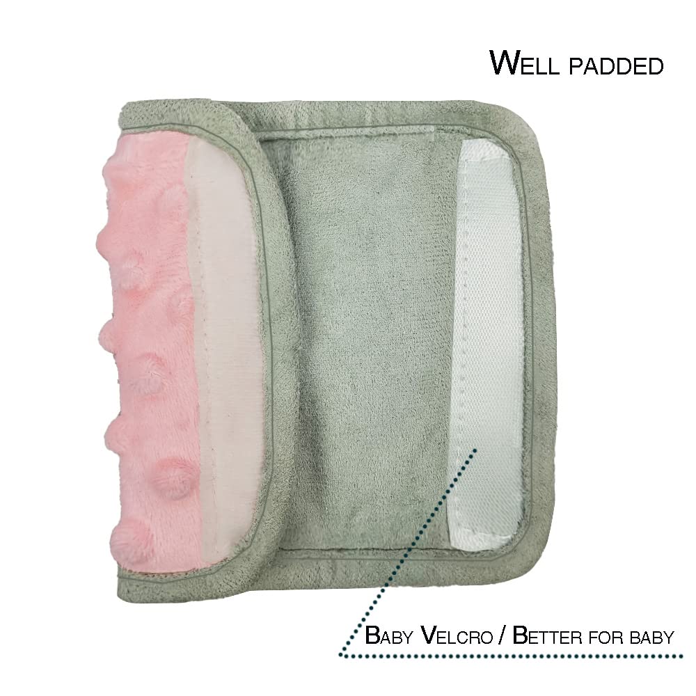 DODO NICI strap cover with Velcro closure offers quick wrap fit.