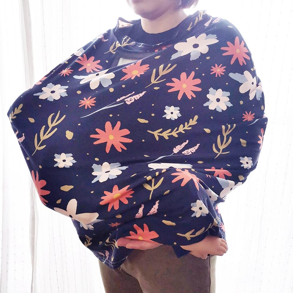 DODO NICI eye-contact window flap promotes interaction while covering baby.