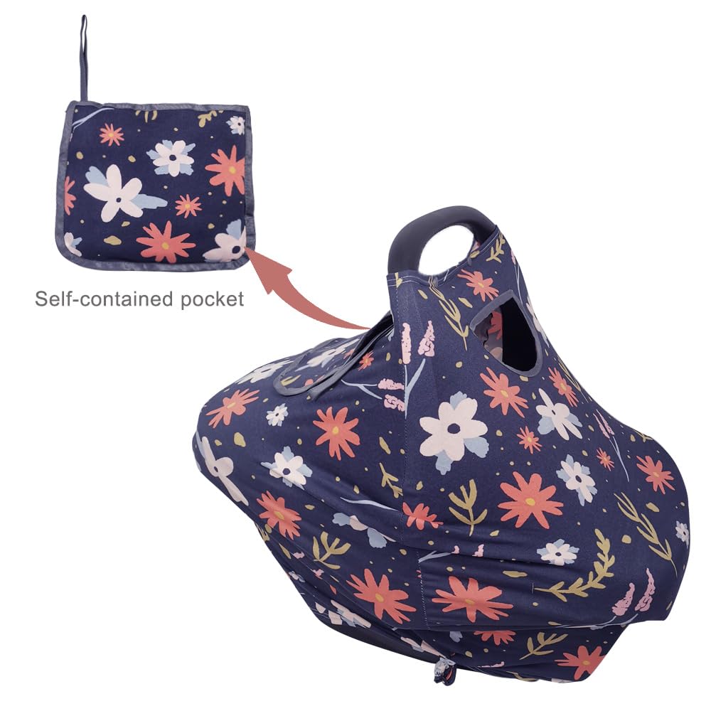 DODO NICI multi-use car seat cover doubles as shopping cart and high chair protector.