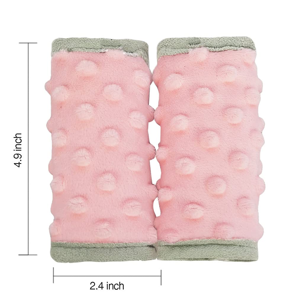 DODO NICI peace-dotted-minky strap cover texture adds cozy tactile comfort.