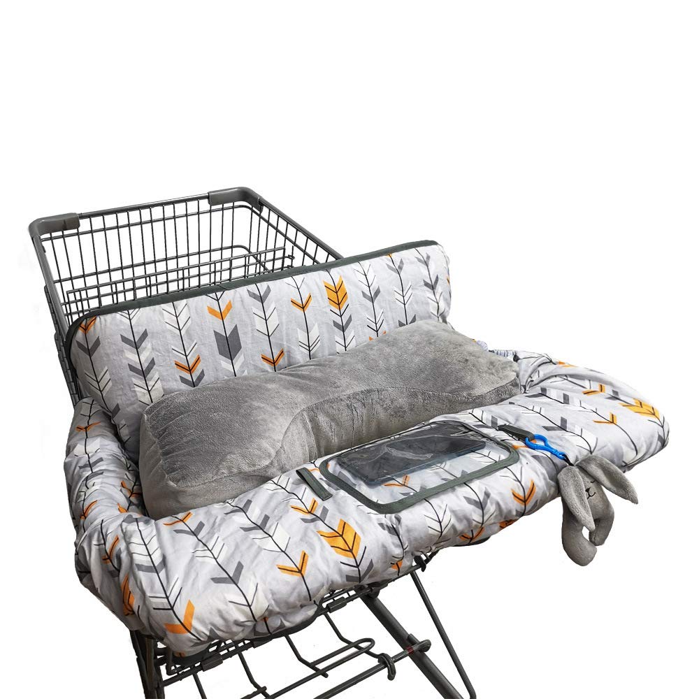 dodo-nici shopping cart cover cotton fabric detail for comfort.