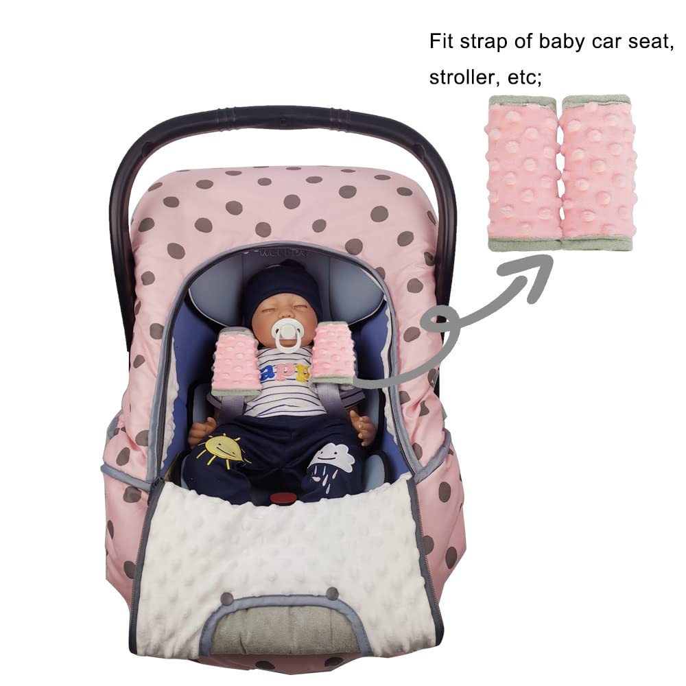 DODO NICI strap cover closeup padding shields little ones from belt contact.