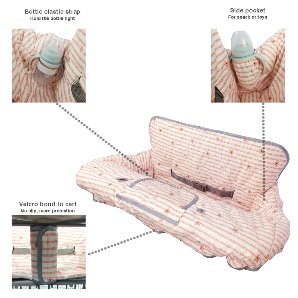 DODO NICI universal fit works with most carts and highchairs.
