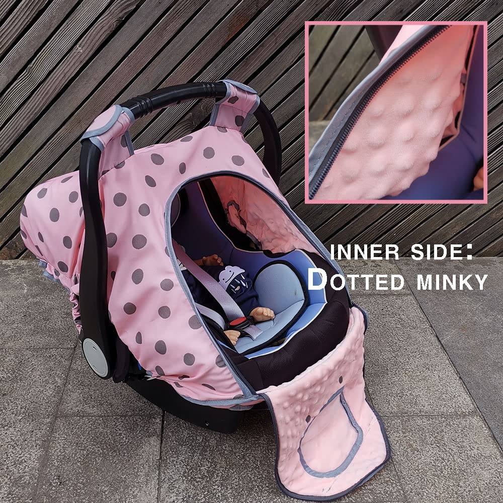 Dodo Nici universal-fit cover with elastic bands for car seats and strollers