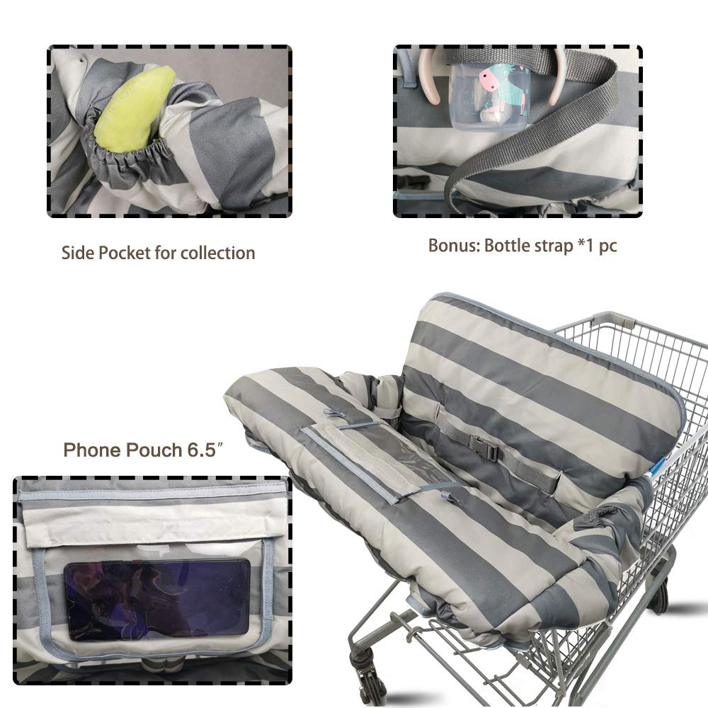 DODO NICI cover keeps baby seated safely with a pocket for entertainment.
