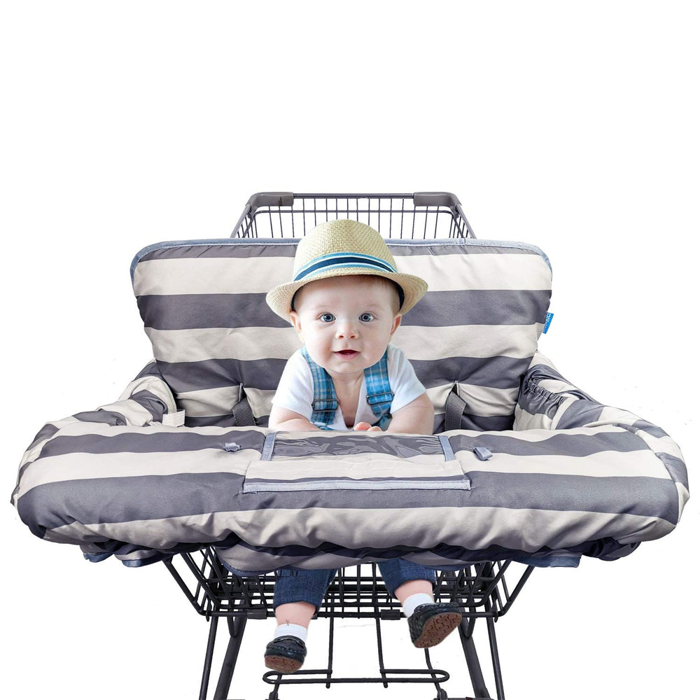 DODO NICI shopping cart cover provides full-coverage protection for baby seats.