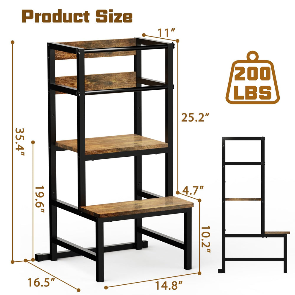 Doerpuz toddler tower easy assembly guide for quick setup.