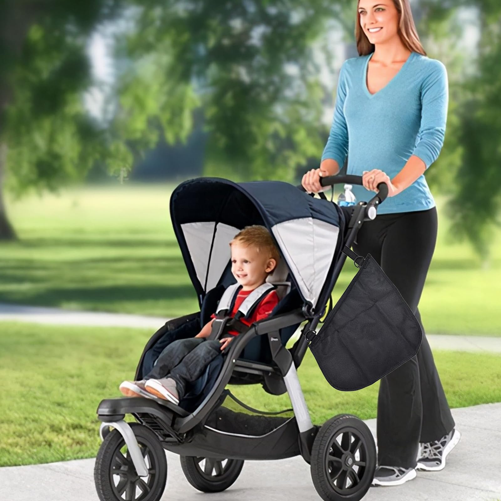 Dogxiong two-pack stroller bags expand on-the-go storage.