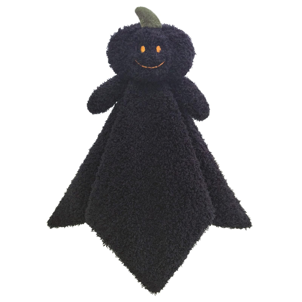 Doindute baby-black-pumpkin-lovie-blanket provides soothing 14-inch security for naptime.
