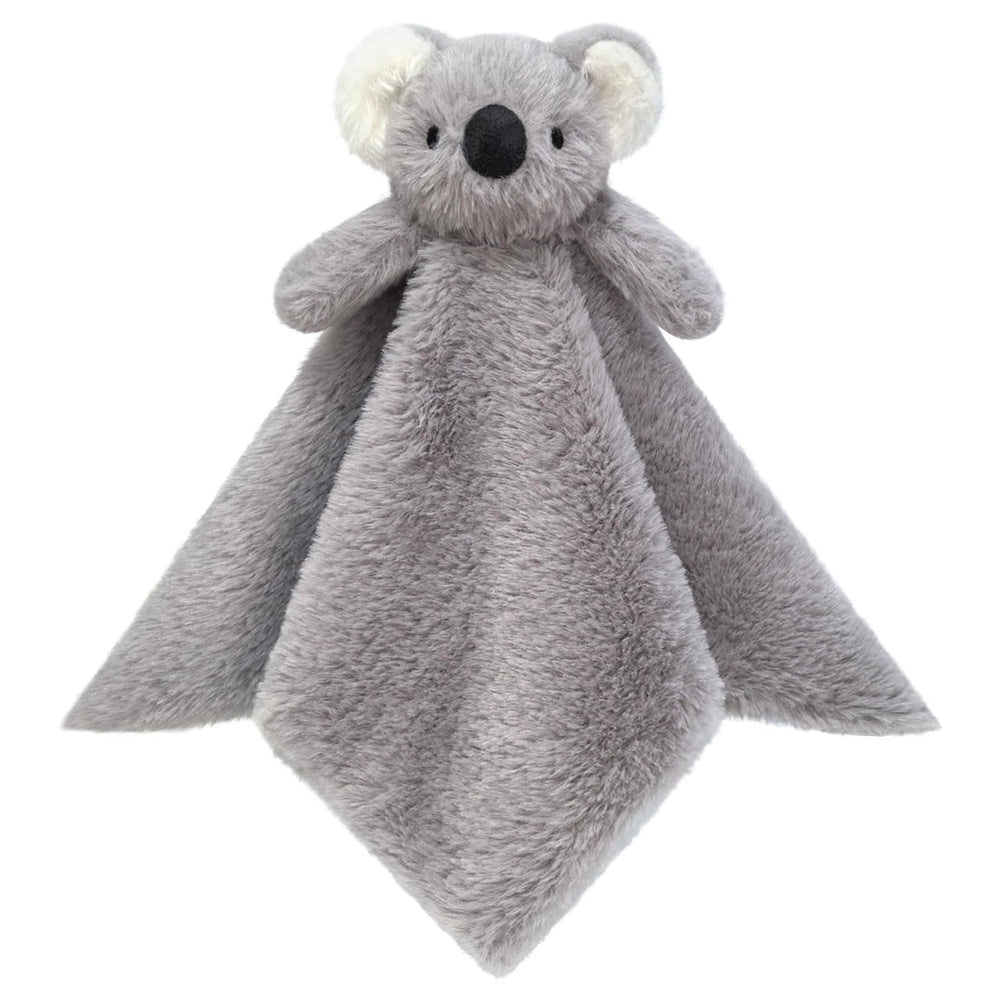 Doindute baby gray koala soft blanket closeup highlighting plush texture for soothing bedtime comfort.