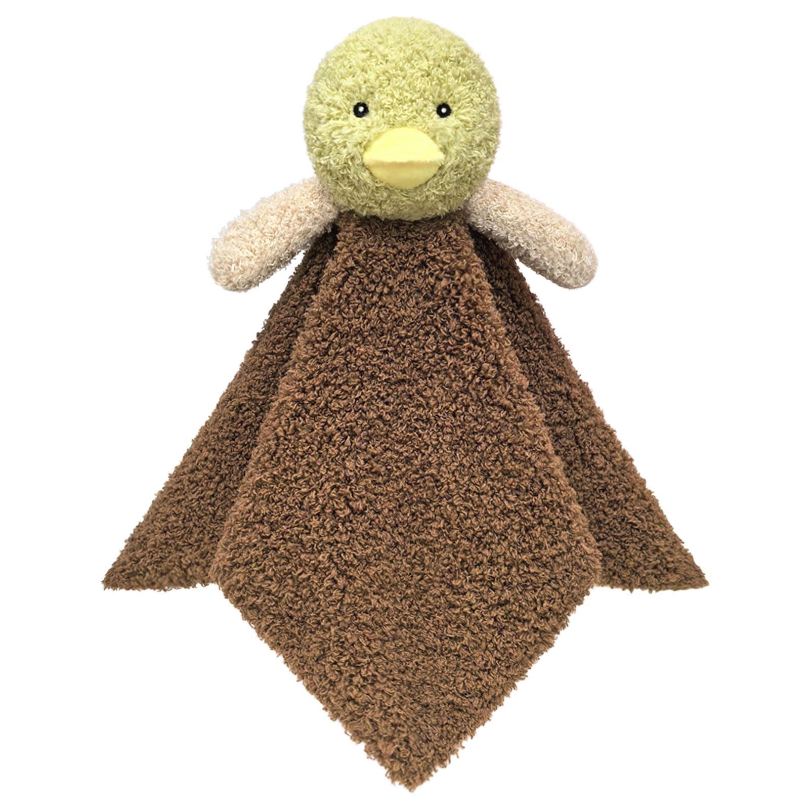 Doindute Baby Mallard Duck Lovey blanket features a cuddly plush texture for soothing nighttime comfort.