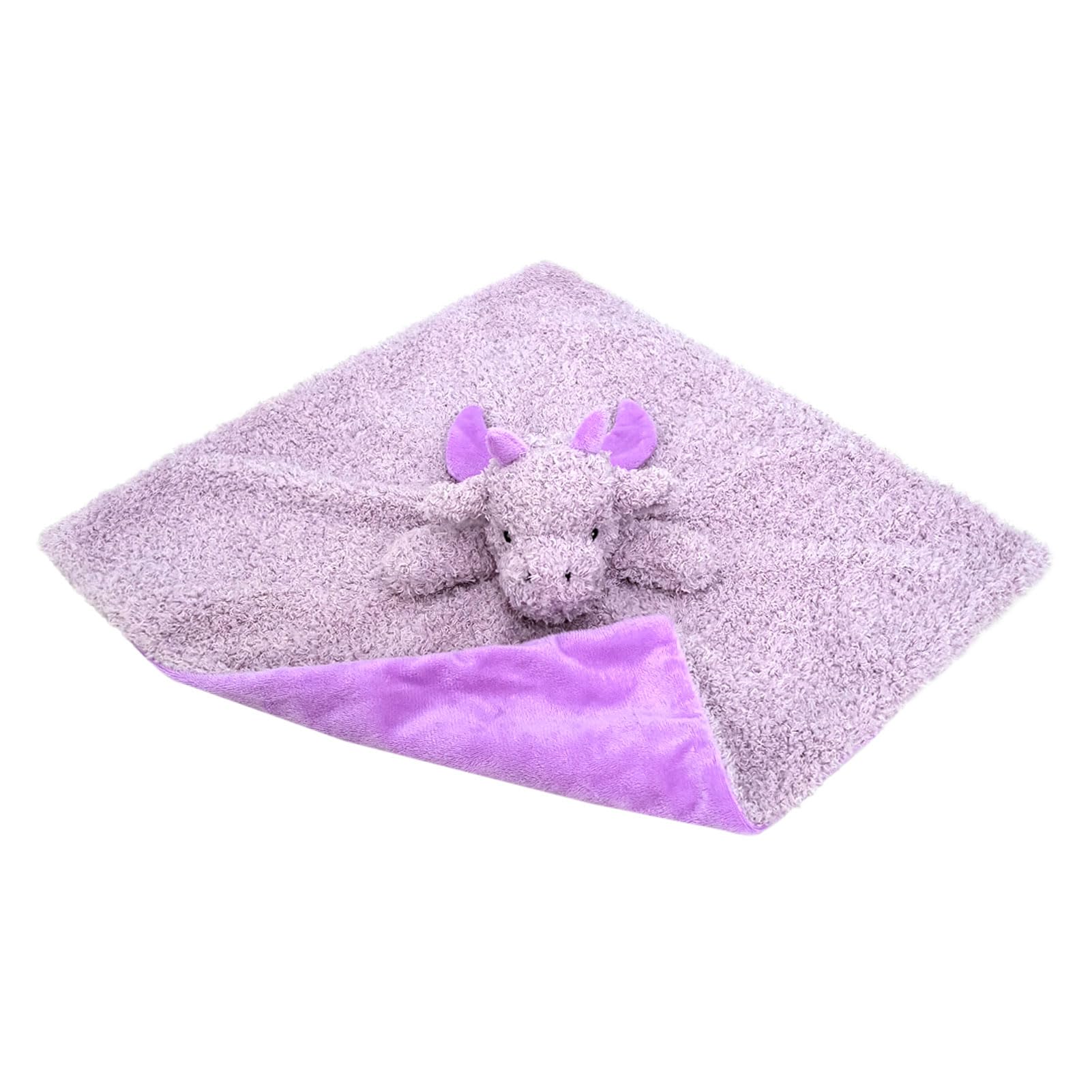 Doindute baby purple dragon lovie blanket nursery setting shows portable comfort buddy.