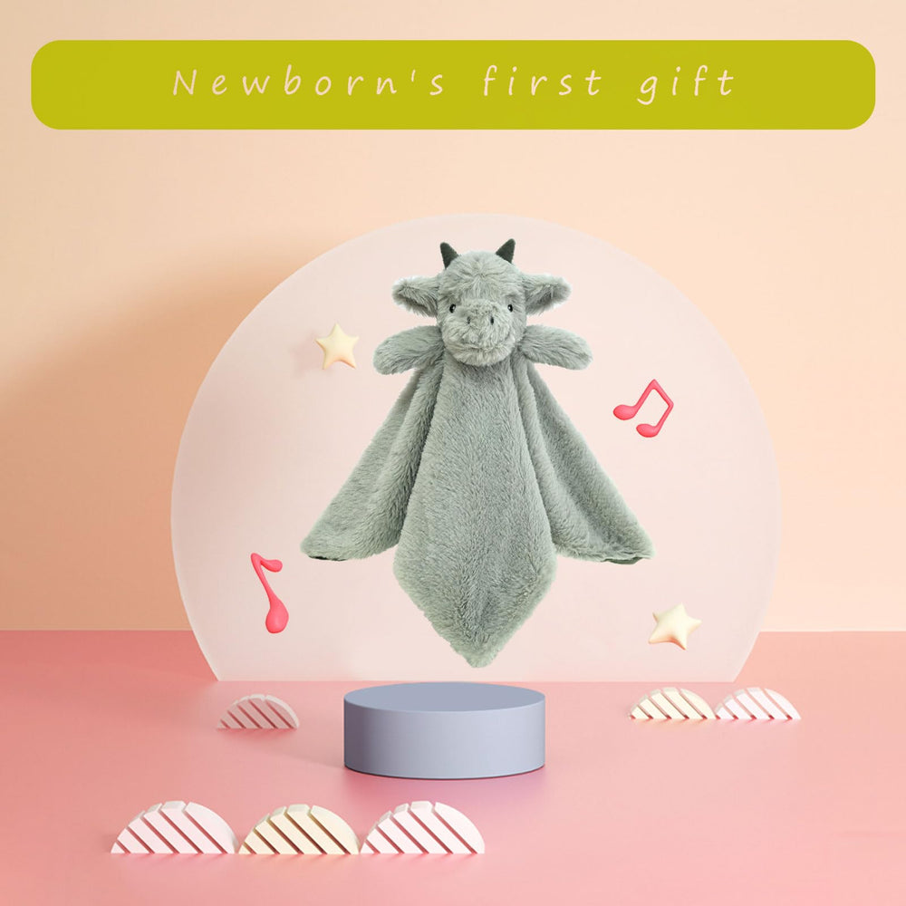 Doindute baby shower gift dragon lovie showcased as a thoughtful newborn present