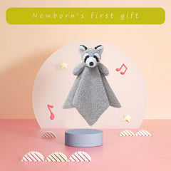 Doindute baby shower gift raccoon plush doubles as a huggable friend