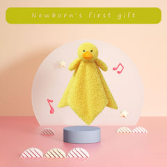 Doindute baby yellow duck lovie is easy to grasp for little hands.