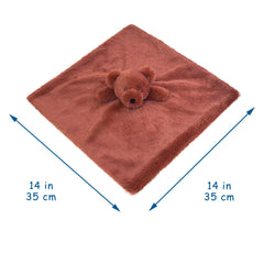 Doindute embroidered-eyes-nose-plush-bear provides gentle, safe cuddling for bedtime routines.