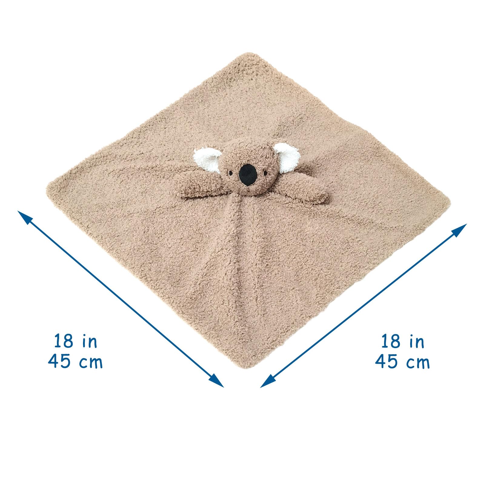 Doindute koala security blanket soft fabric ideal for cuddling and soothing toddlers.