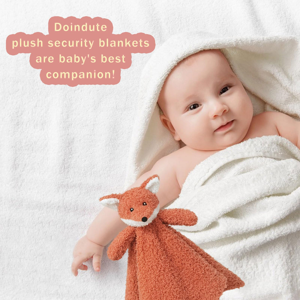 Doindute orange fox lovie in nursery decor for cozy ambience
