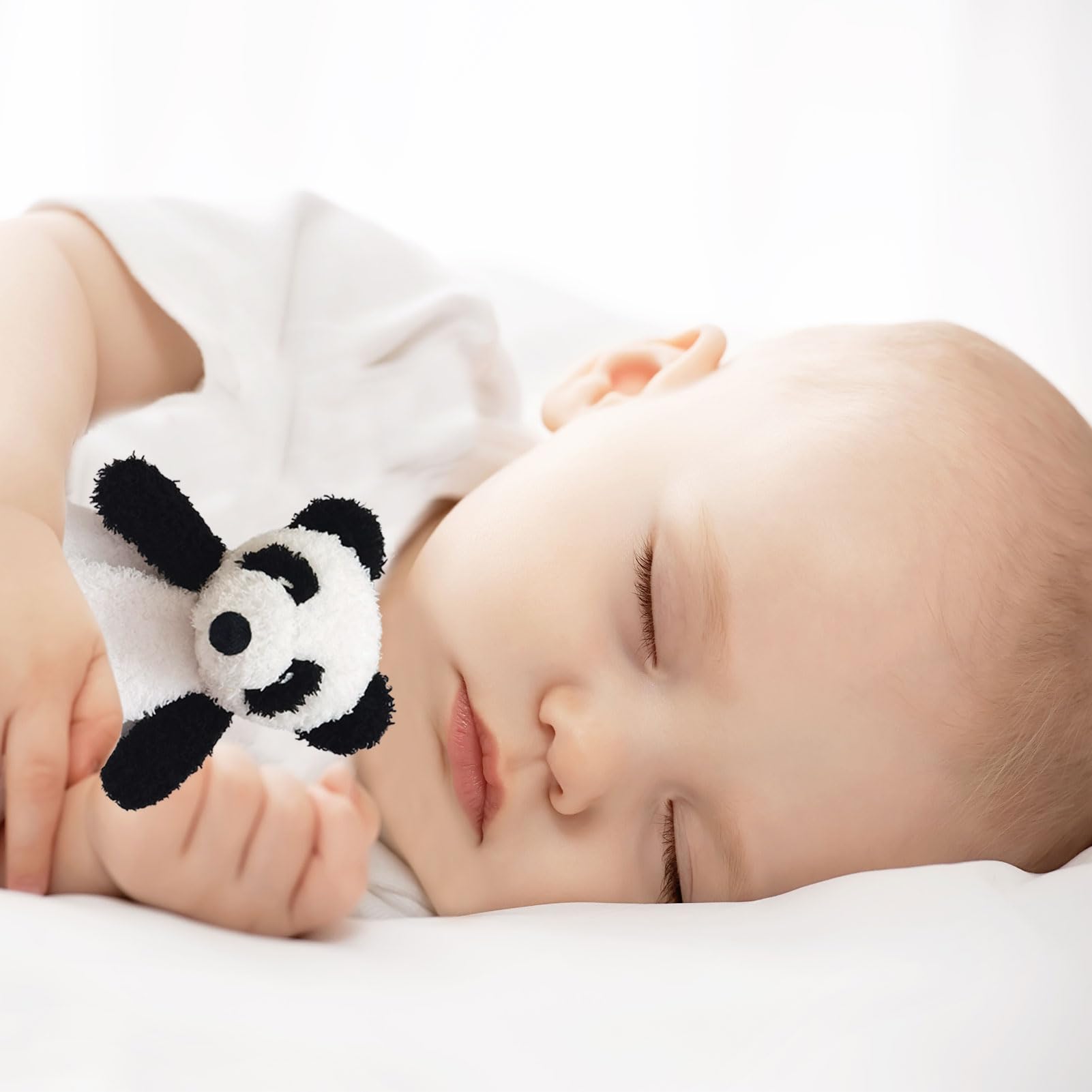 Doindute panda lovey gift packaging suggesting a charming baby shower present.