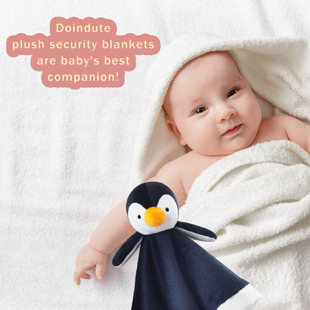 Doindute penguin lovie as nursery decor and comforting companion