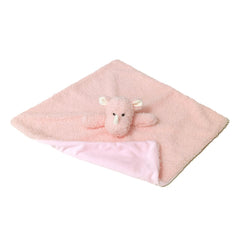 Doindute rhino lovey embroidery close-up showcases safe friendly features
