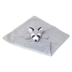 Doindute security blanket raccoon encourages early grasping and exploration