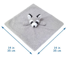 Doindute soft raccoon plush with embroidered eyes for gentle comfort